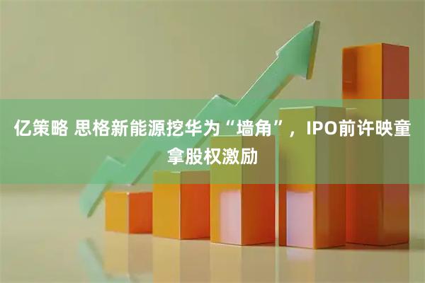 亿策略 思格新能源挖华为“墙角”，IPO前许映童拿股权激励