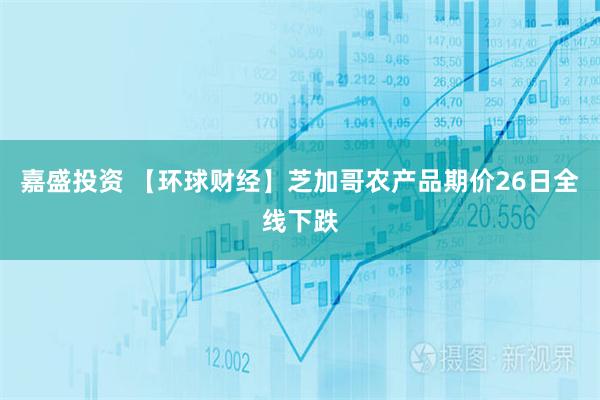 嘉盛投资 【环球财经】芝加哥农产品期价26日全线下跌
