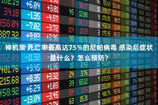 神机策 死亡率最高达75%的尼帕病毒 感染后症状是什么？怎么预防？